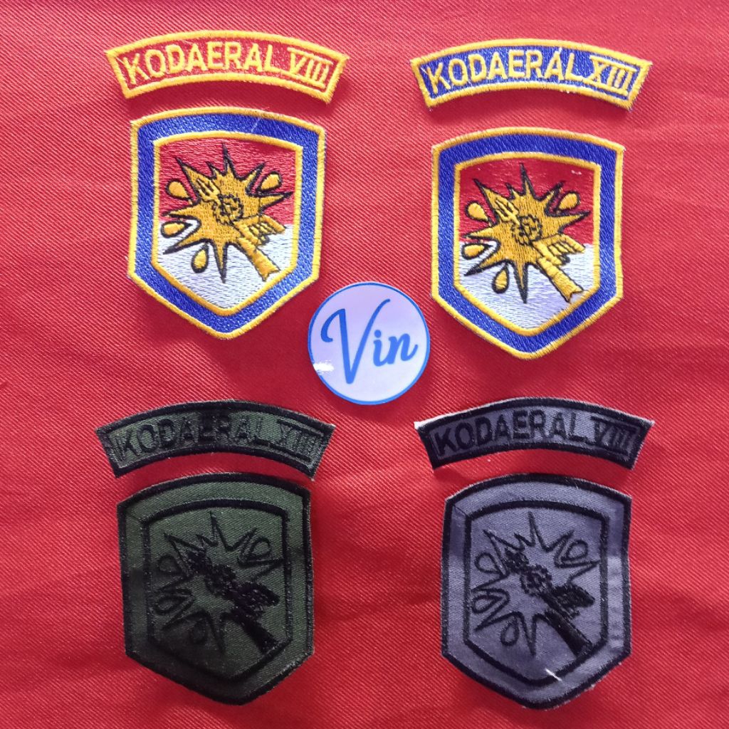 

KODAERAL SET bordir bet DAN lokasi bed lambang logo koarmada pdh pdl