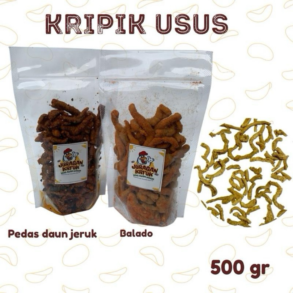 

500 gr kripik usus original