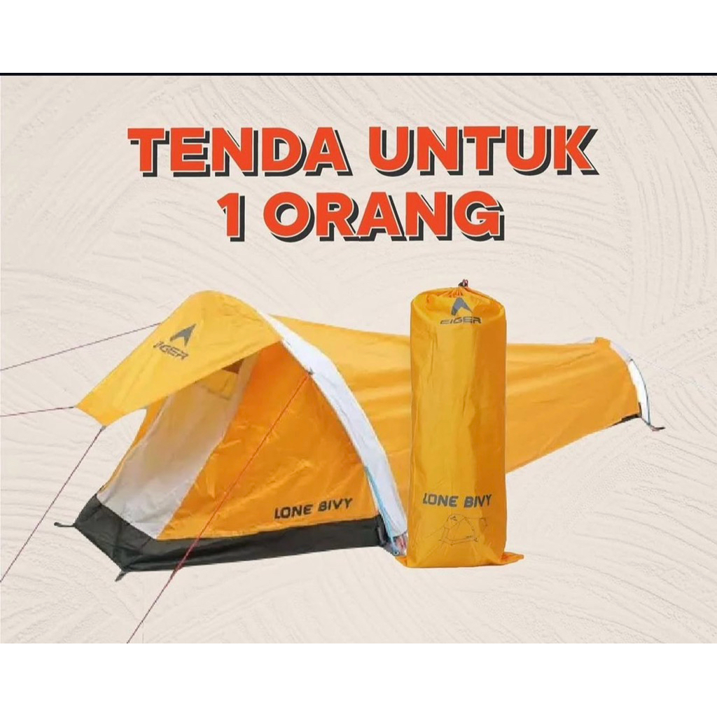 Tenda Camping Outdoor Lone Bivy 1P Tent - Original