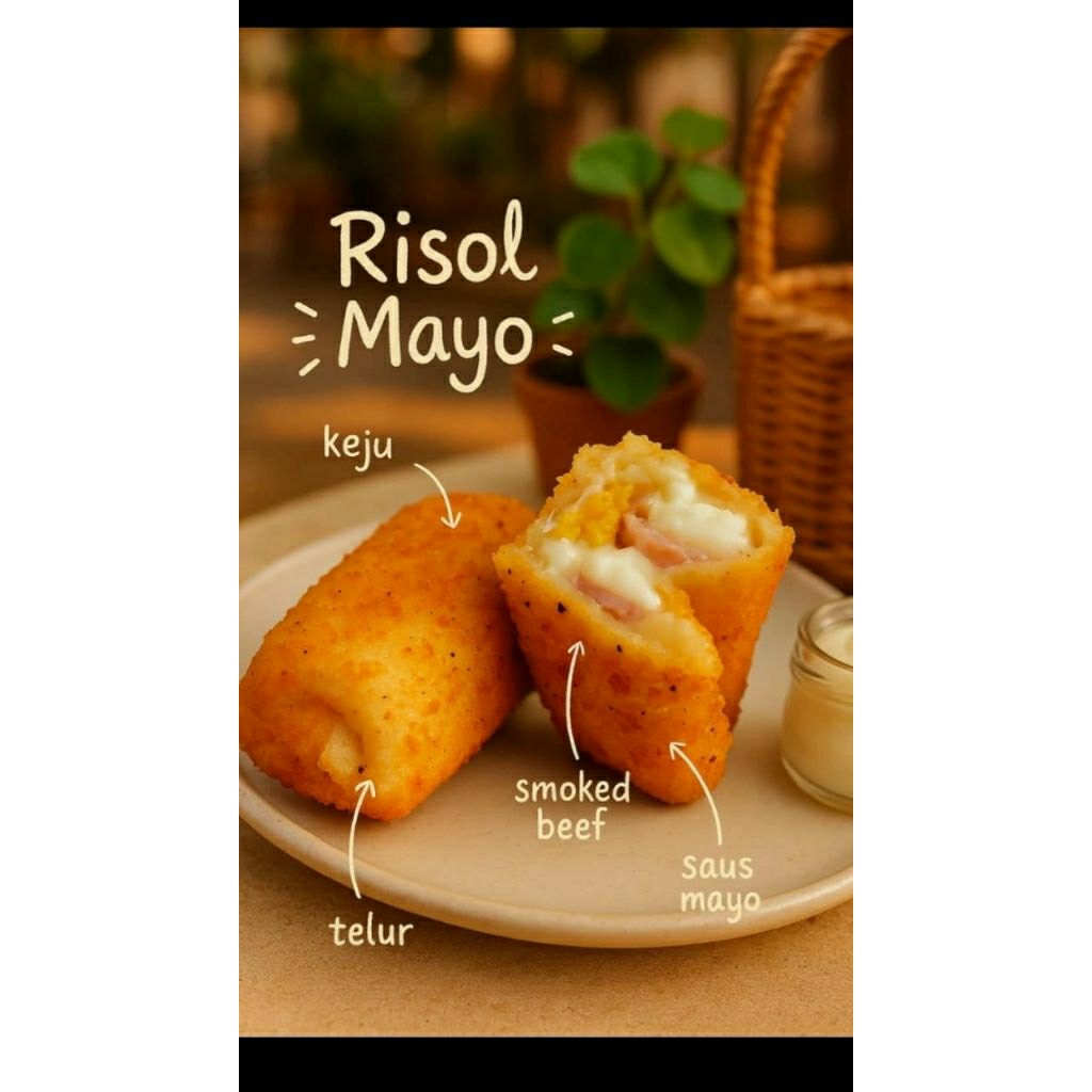 

Risol Mayo isi 4 Goreng