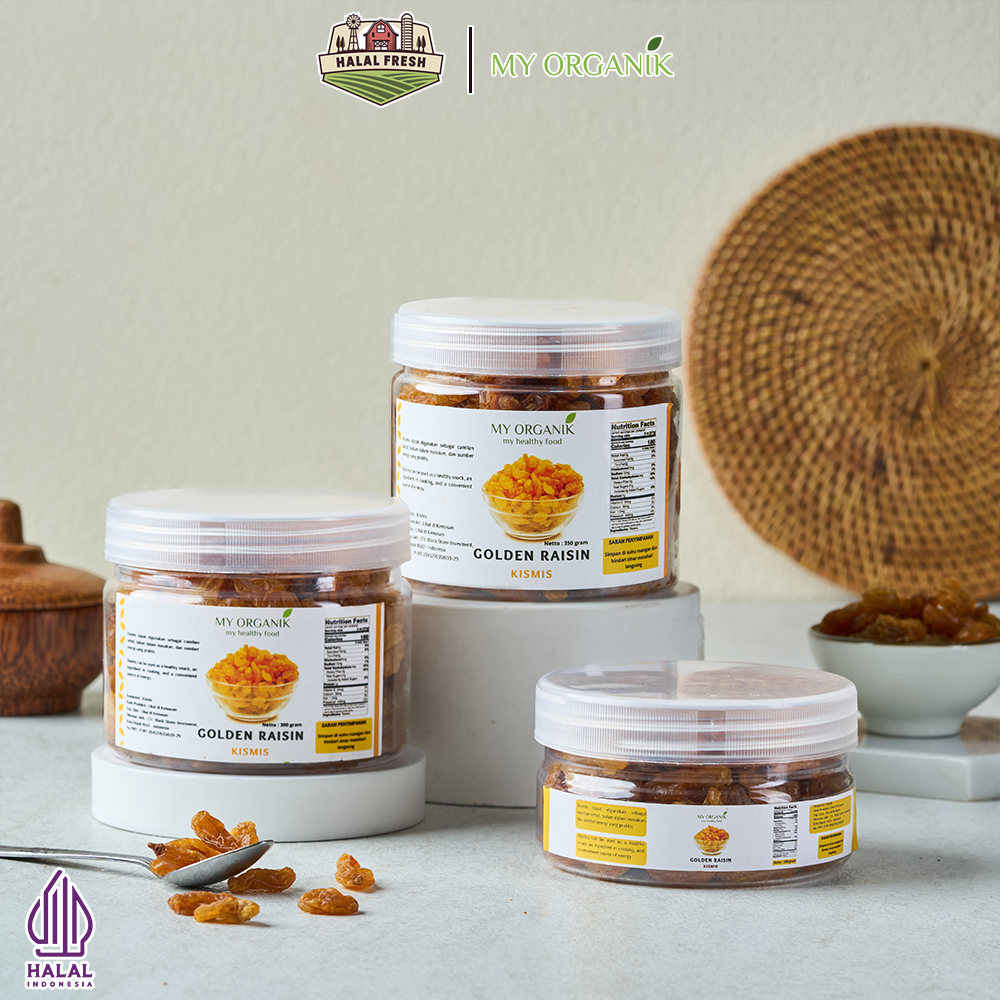 

My Organik Kismis Golden Raisins Premium Organik Original 100% Raisin Simin Organic