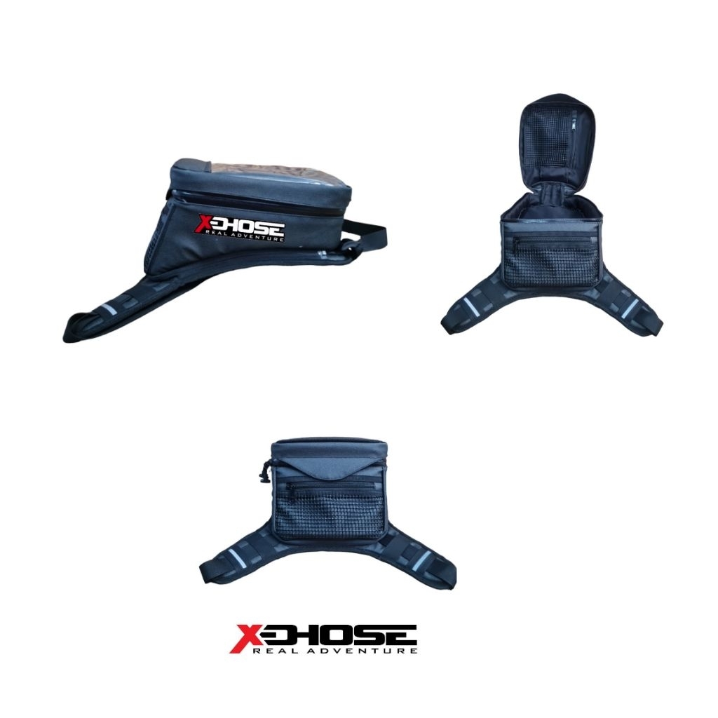 Tas Tanki Motor XDHOSE Tailbag Tankbag Trail Adventure Turing Anti Air