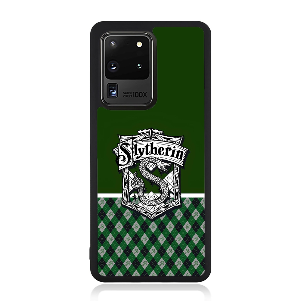 Case Samsung Note 20 10 9 8 7 Plus ultra Lite TPU  Softcase Custom Slytherin Harry Potter