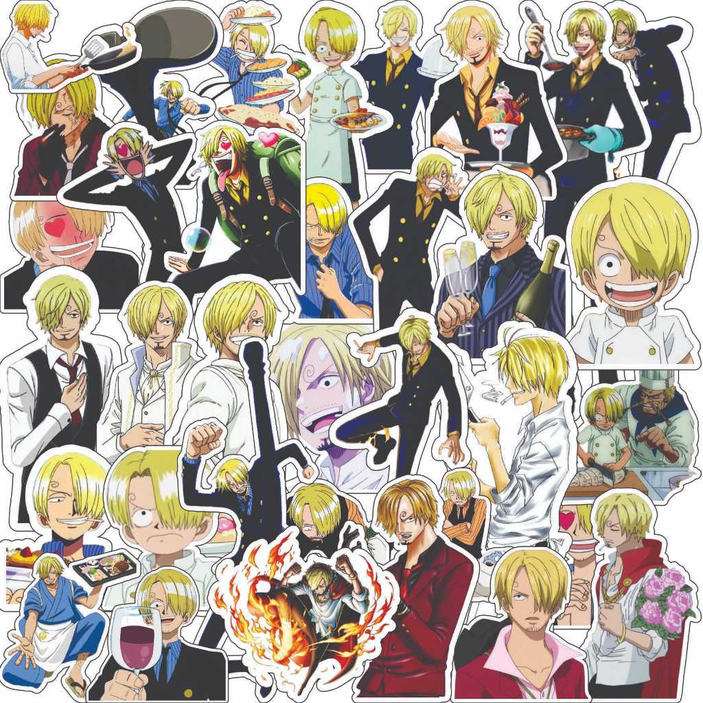 

sticker pack Sanji Vinyl A3 42 lembar