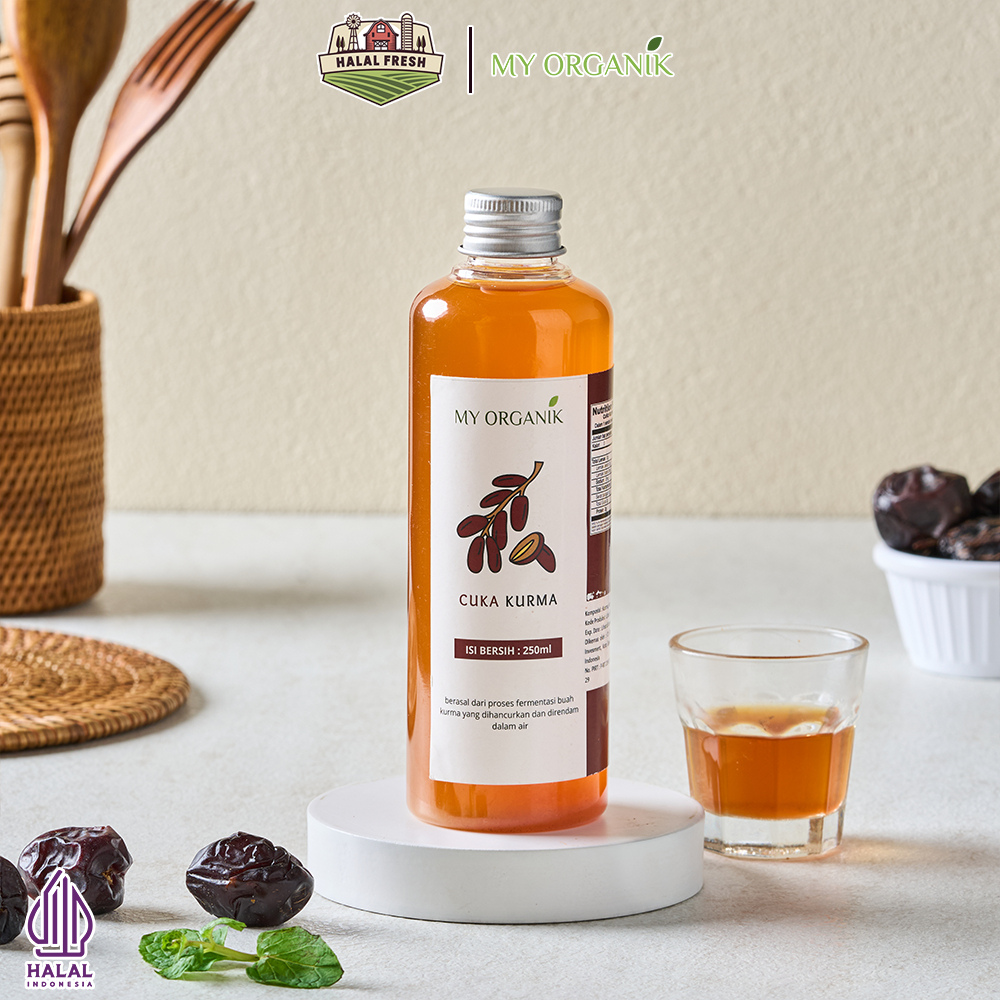 

My Organik Dates Vinegar White the Mother 250ml Cuka Kurma Original Premium Untuk Diet