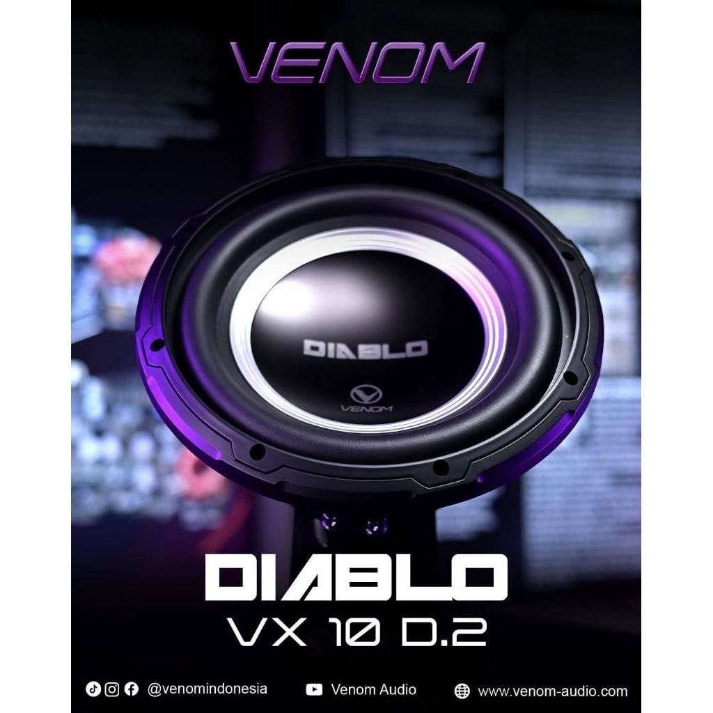 SUBWOOFER VENOM DIABLO 12INCH VX 12 D.2