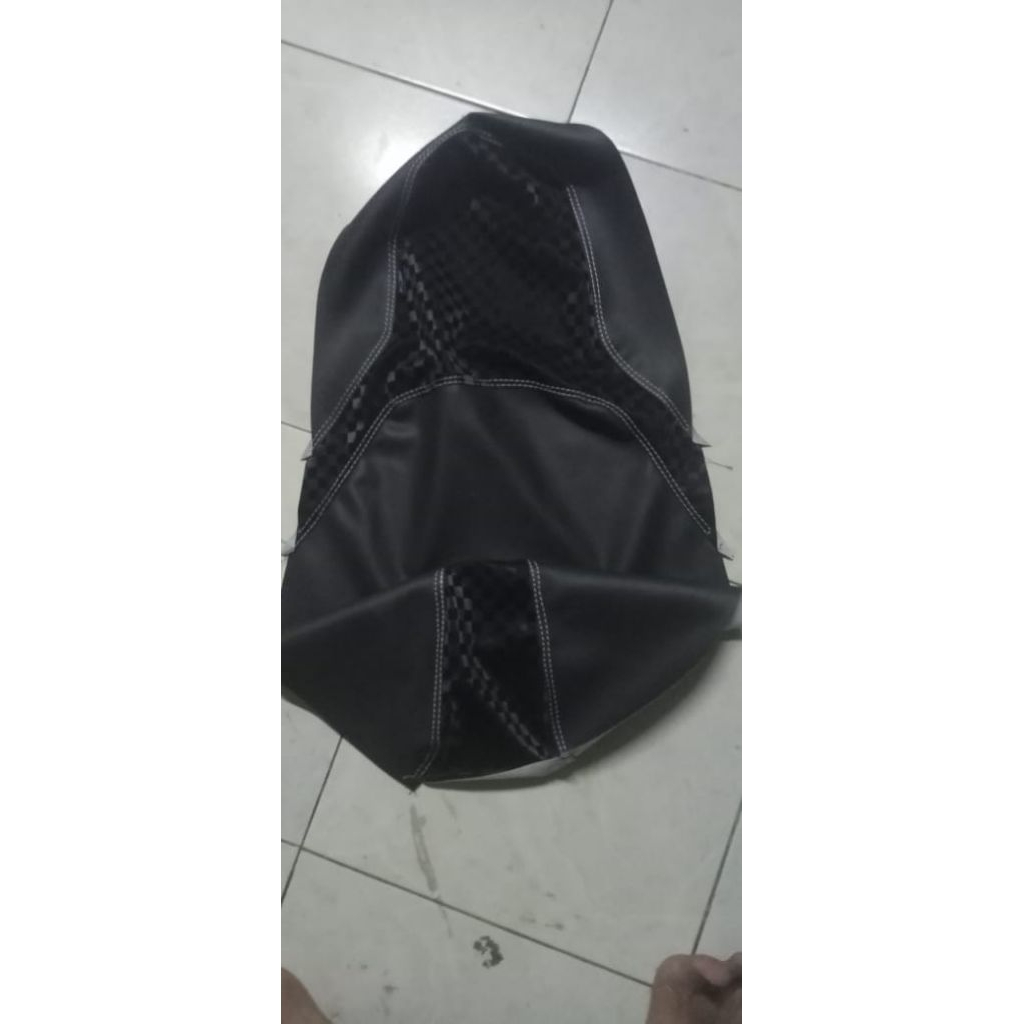 sarung jok motor motif catur Vario 125/150