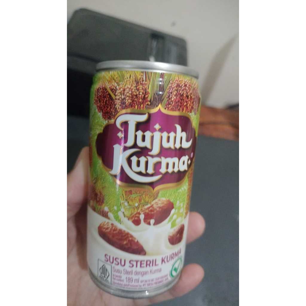 

susu steril kurma 189ml tujuh kurma BY JJS