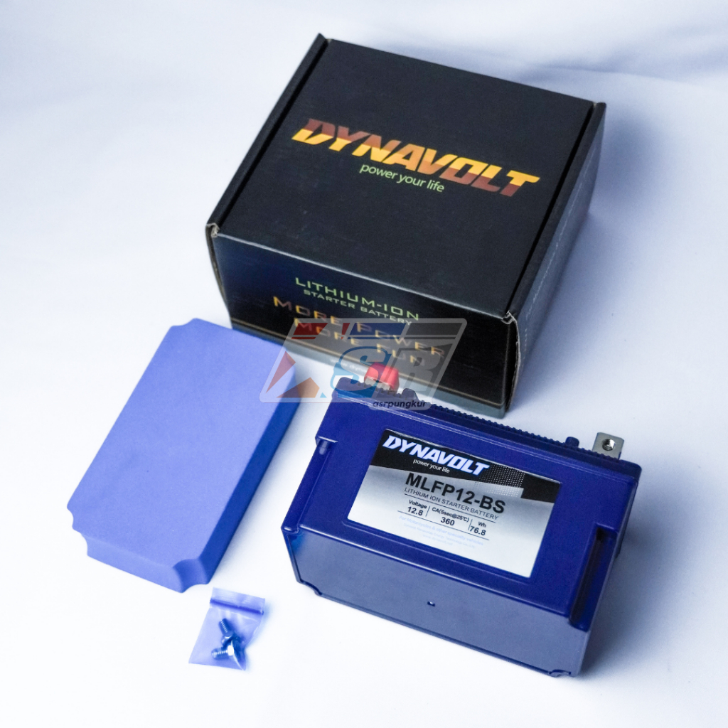 Aki Dynavolt Lithium LFPO MLFP12BS XMAX(Custom), ZX25R, CBR1000 , R6 R1