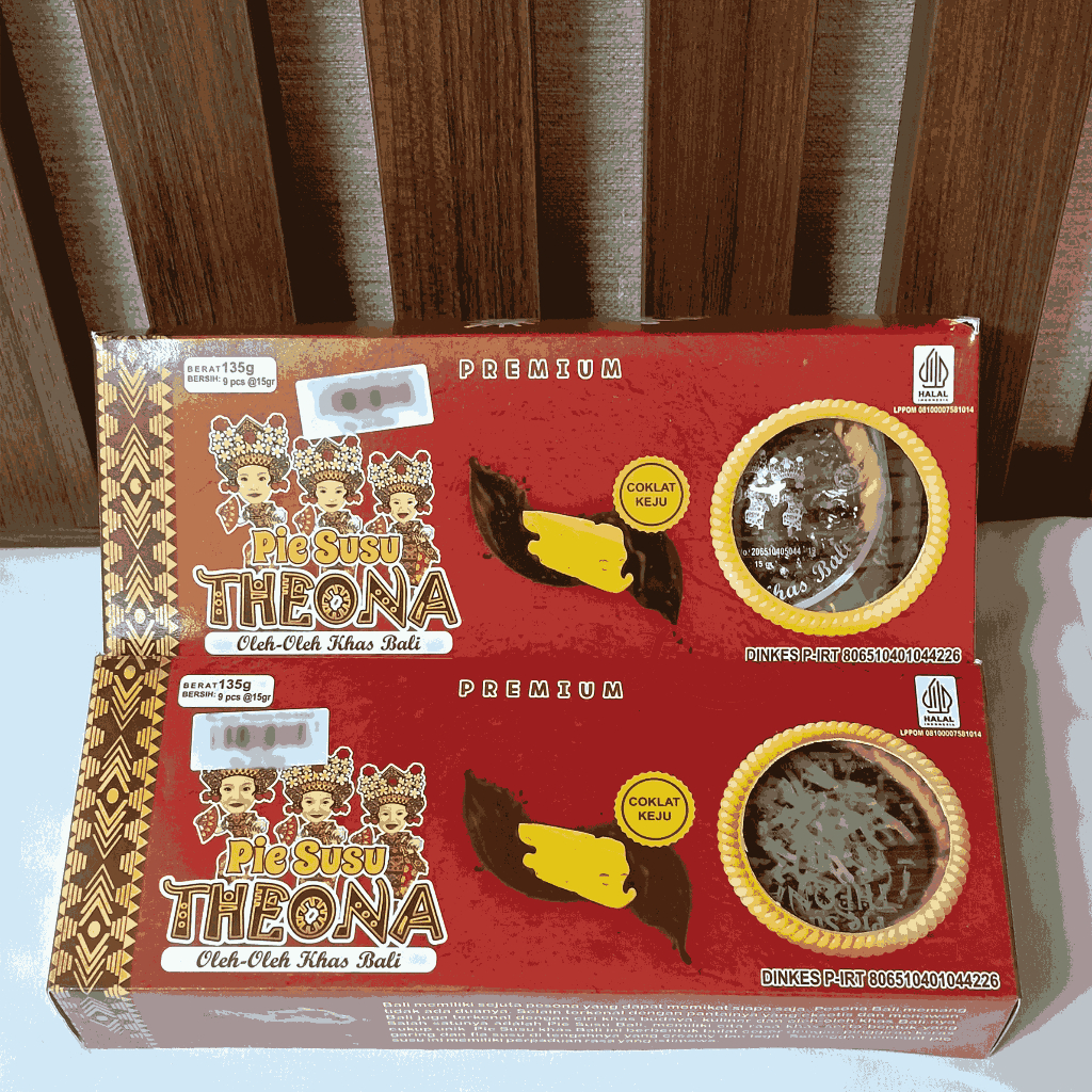 

Pie Susu Theona Coklat-Keju