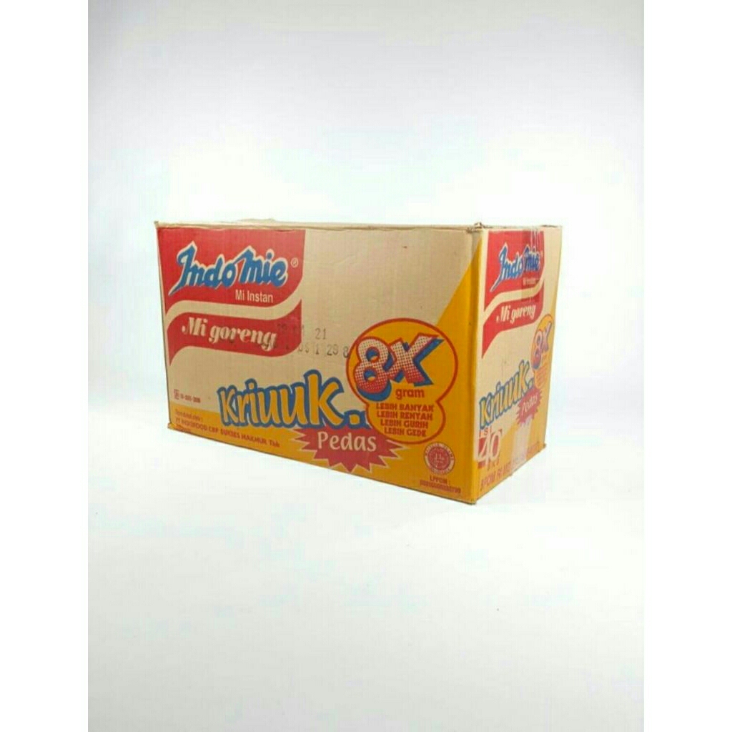 

INDOMIE KRIUK PEDAS | KARTON/ KARDUS | 40PCS