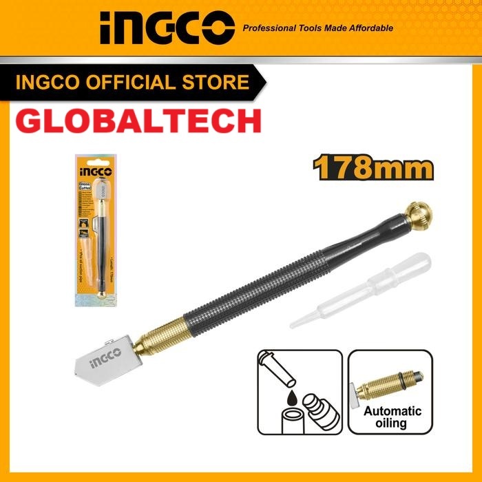 

INGCO HGCT03 ALAT POTONG KACA PEMOTONG KACA GLASS CUTTER