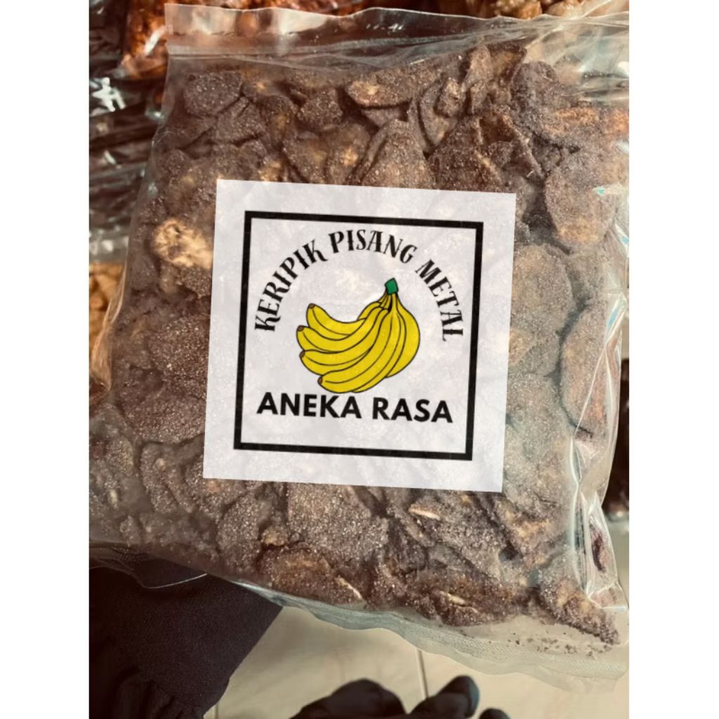 

KERIPIK PISANG COKLAT 1 BALL 1000 gr CERIPING SNACK KUE KERING MURAH