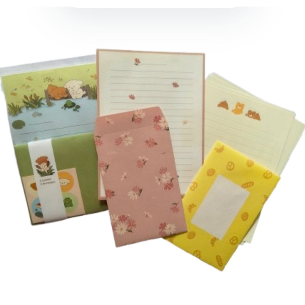

Daiso letter papers/kertas surat