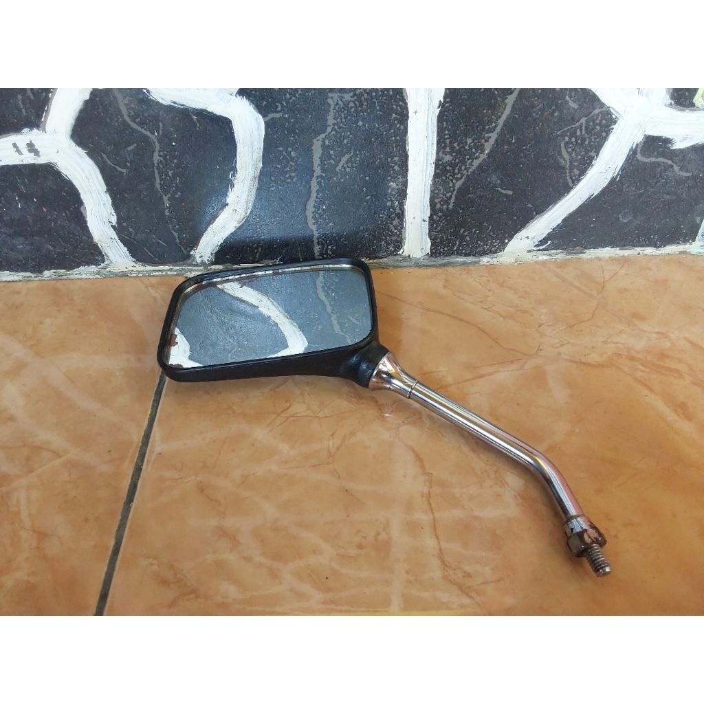 Spion Suzuki Rc 80 100 Dk spirit gagang Chrome Ori (kiri)