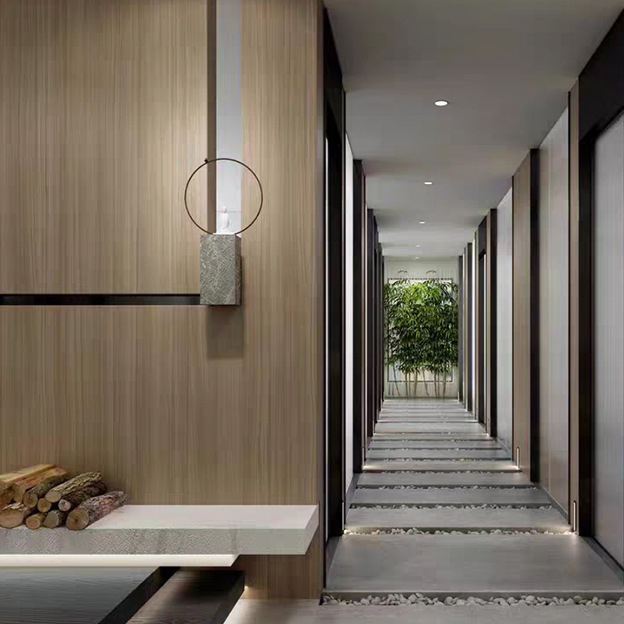 Wallboard WPC Wall Board Panel PVC Dekorasi Dinding Untuk Backdrop TV