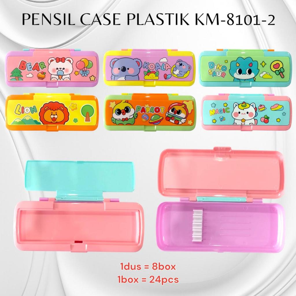 

PENSIL CASE PLASTIK KM 8101-2/KM-8105-2/KM8105-3