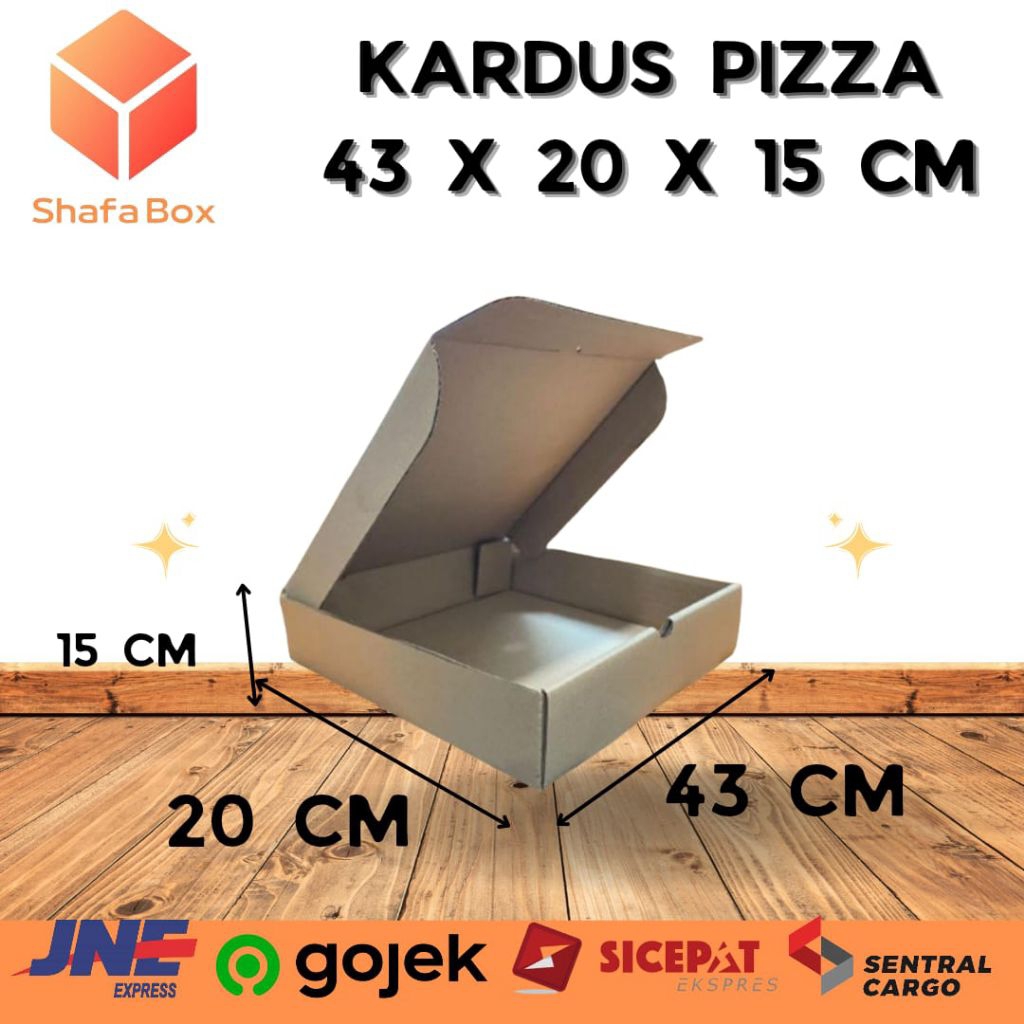 

Kardus Pizza 43x20x15CM