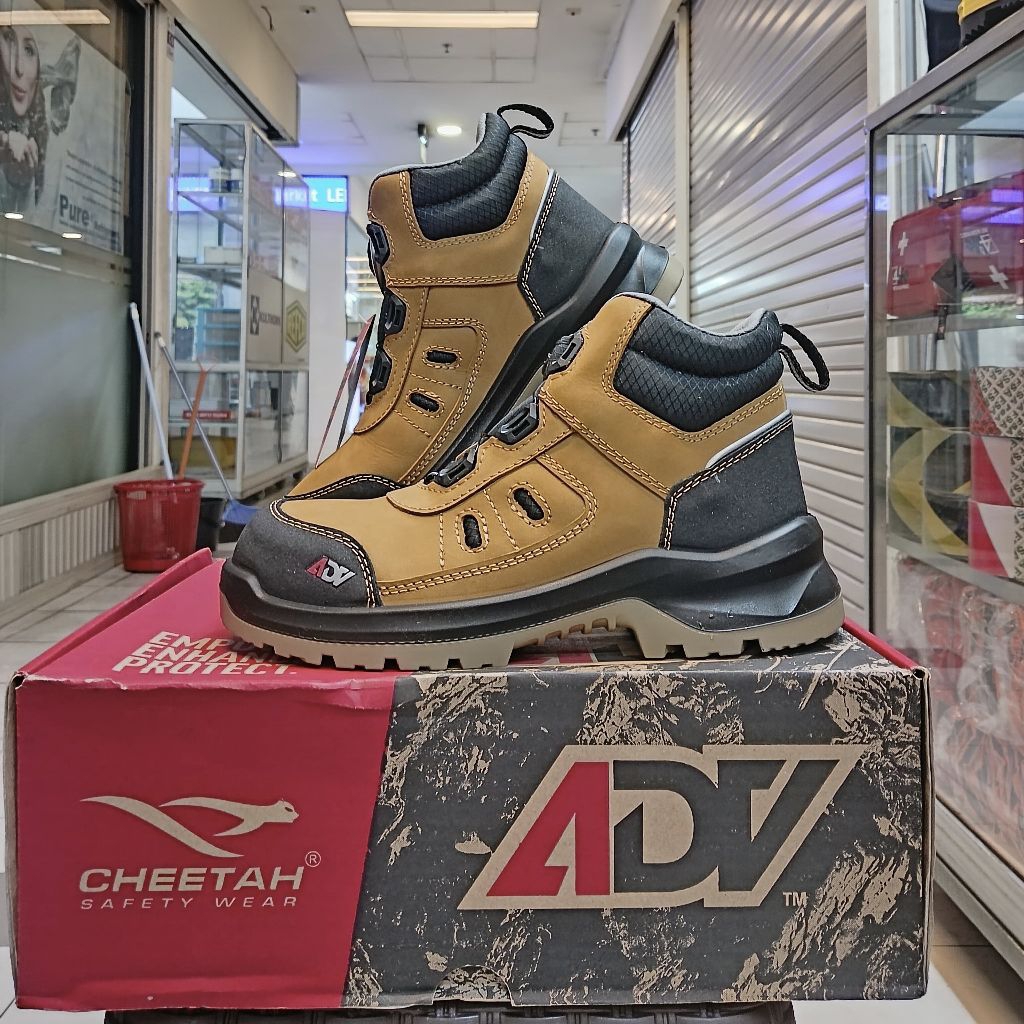 SEPATU SAFETY CHEETAH "ADV" 6112K - CHEETAH 6112K - 6112K - CHEETAH - ADV SAND - SAFETY SHOES