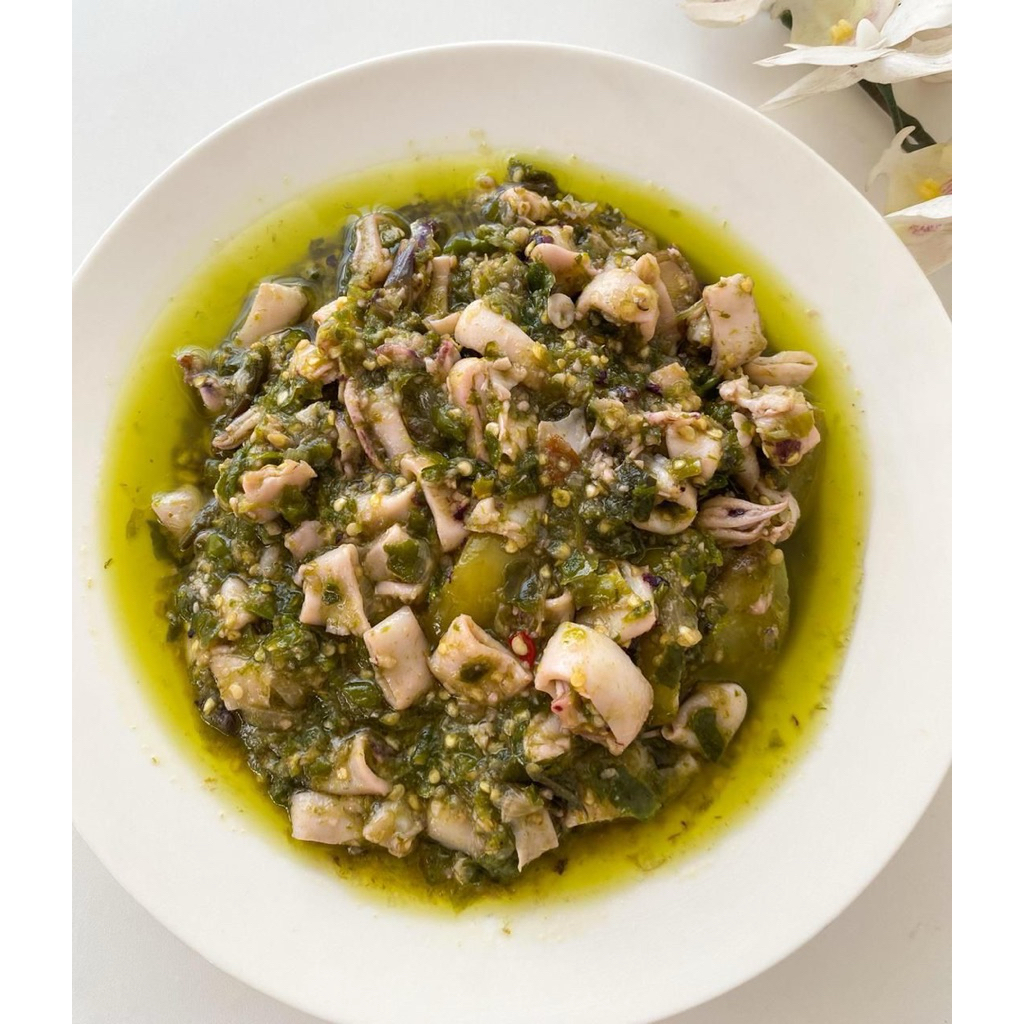 

Sambal cumi asin Cabe Hijau