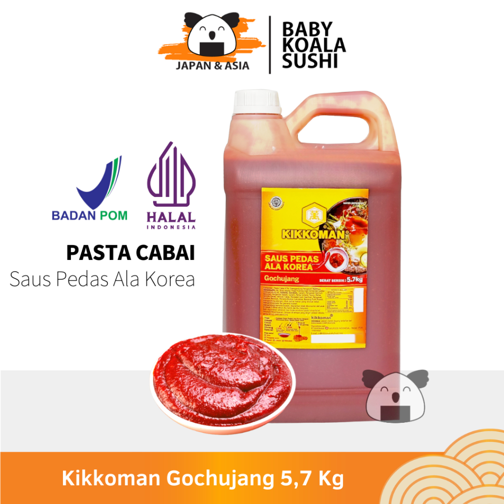 

KIKKOMAN Gochujang Sauce 5,7 Kg Halal
