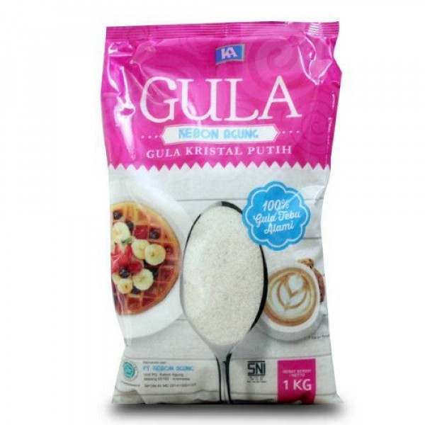 

TERMURAH! GULA KEBON AGUNG PREMIUM 1KG / GULA PASIR KEBON AGUNG 1KG