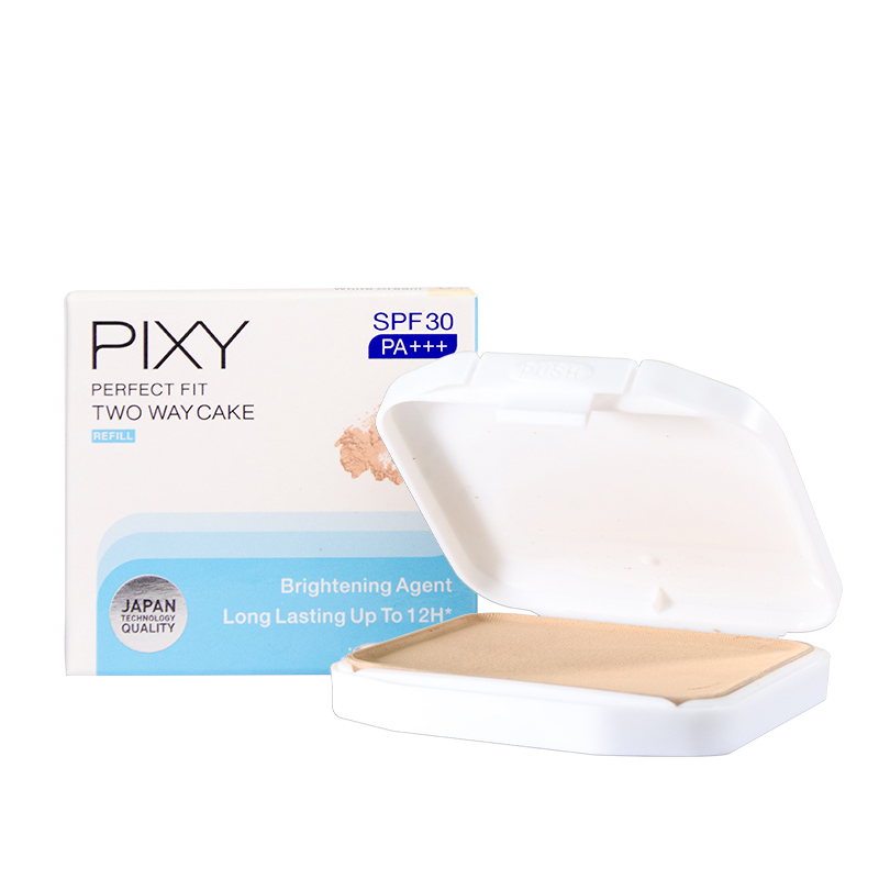 PIXY PERFECT FIT TWO WAY CAKE REFILL 01 WHITE CREAM
