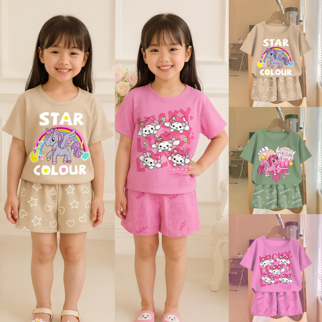 VALMELO SETELAN ANAK PEREMPUAN/BAJU ANAK PEREMPUAN/BAJU BAYI