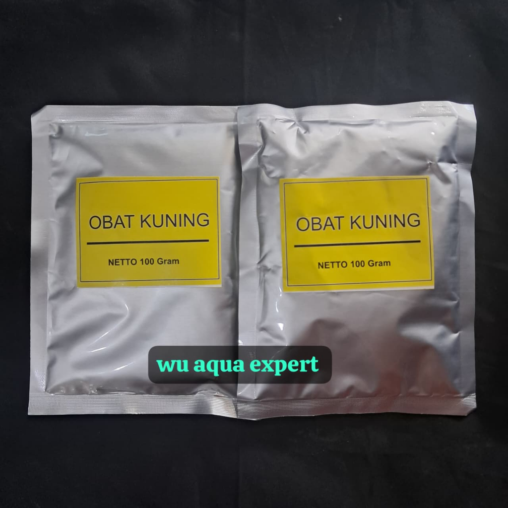 FURA Obat Kuning Ikan 100 Gram Antibiotik Furazolidone Membasmi Bakteri Sporozoa, Penyakit Perut Ika