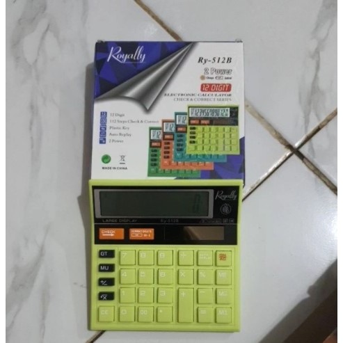 

Kalkulator BC 963 / calculator ct512 kalkulator kurah 12digits