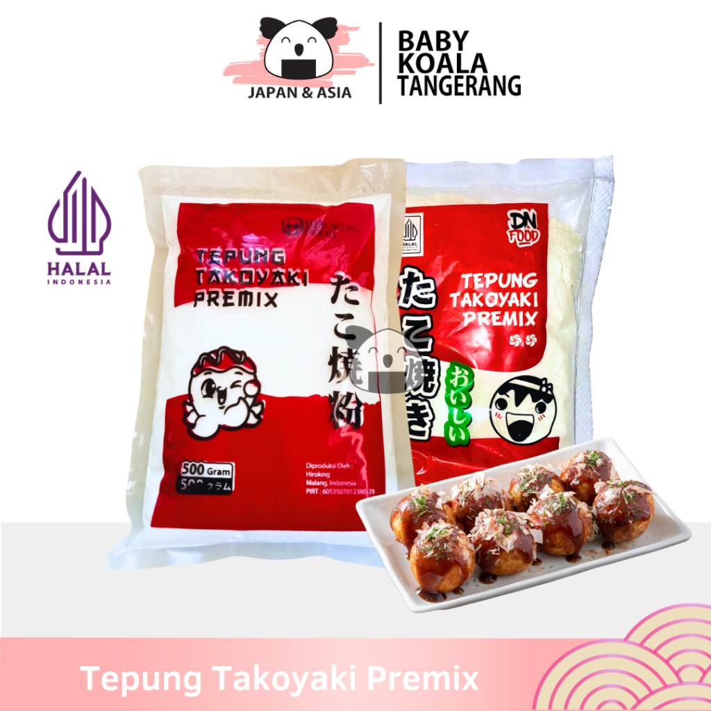 

DN FOOD & HIROKING Tepung Takoyaki Premix Instan Halal -BKT