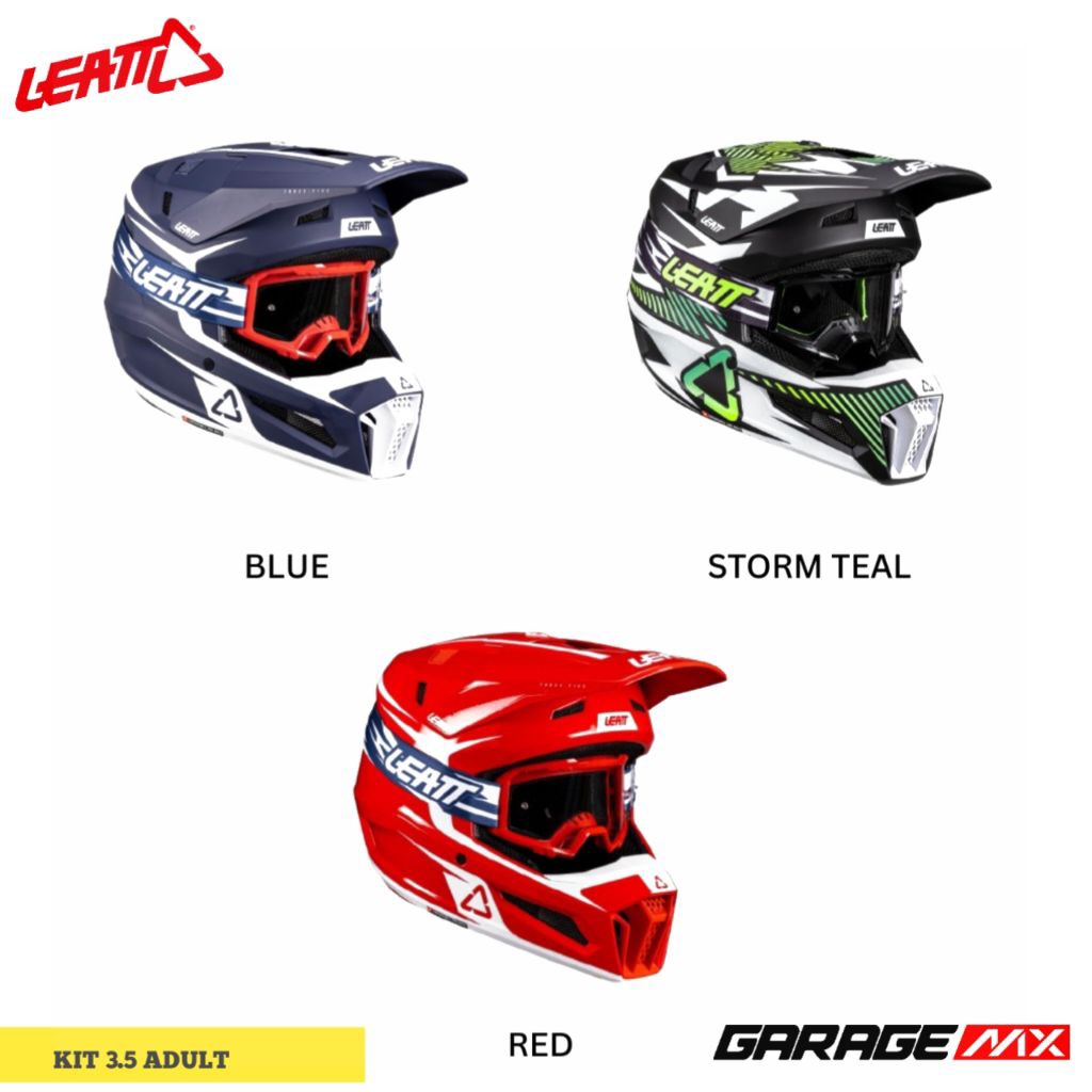 HELM LEATT 3.5 INCLUDE KACAMATA GOGGLE