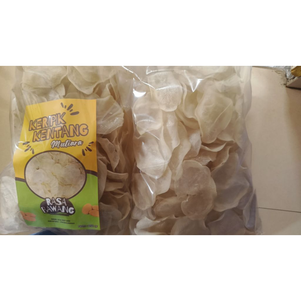 

KERIPIK KENTANG ORI 100% Tipe A besar berat 1KG