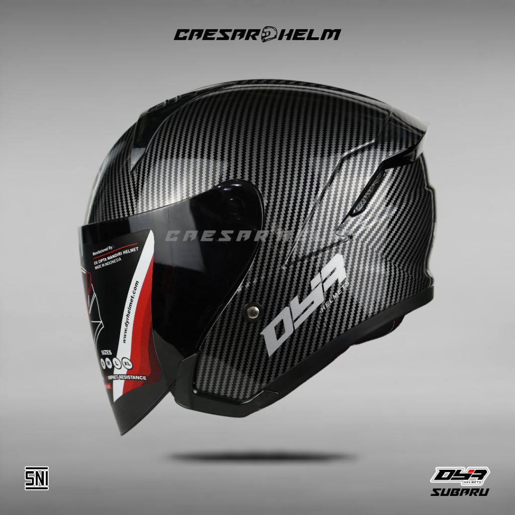 DYR Subaru - Carbon - Helm Half Face