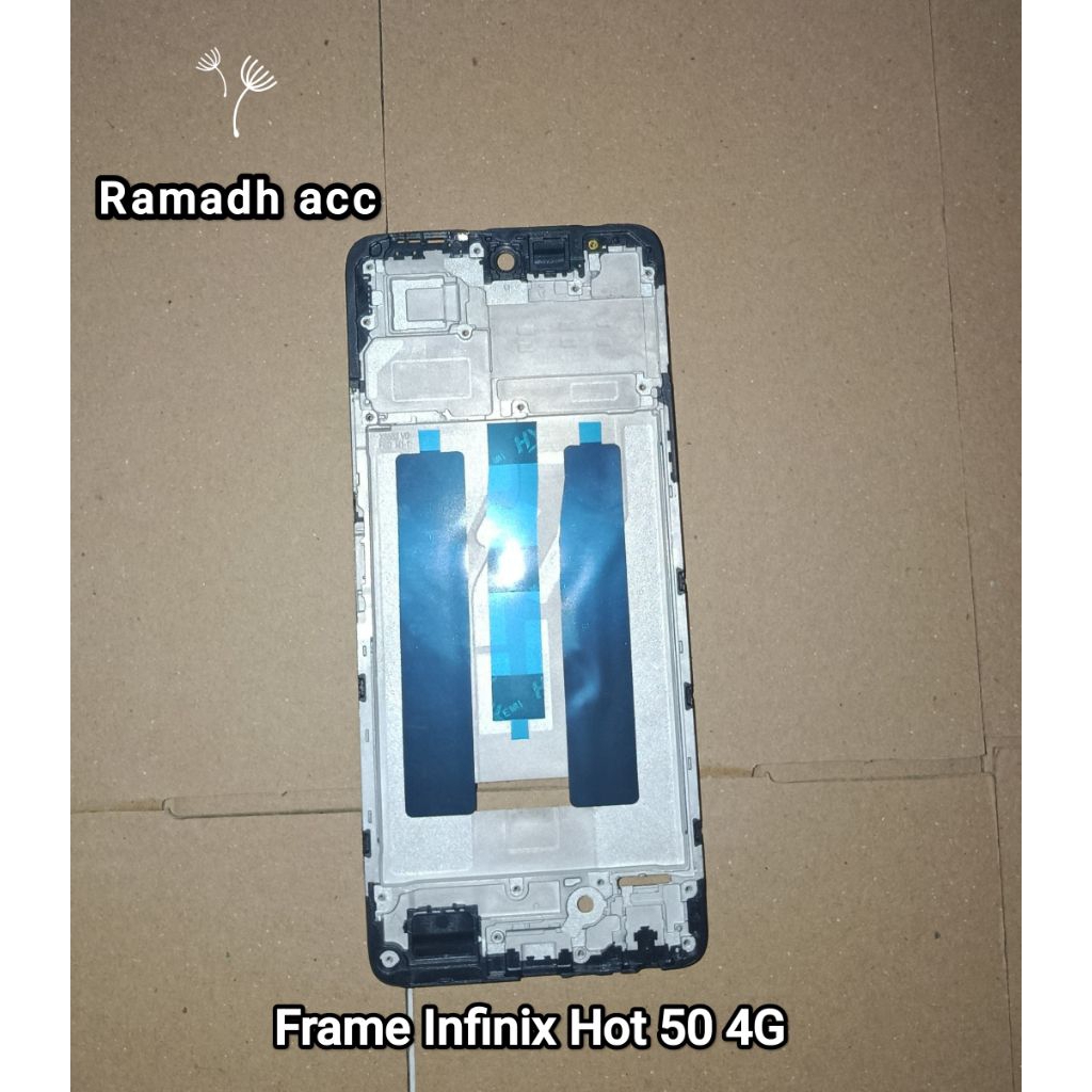 Frame LCD Tulang tengah Infinix Hot 50 4G Tatakan mesin
