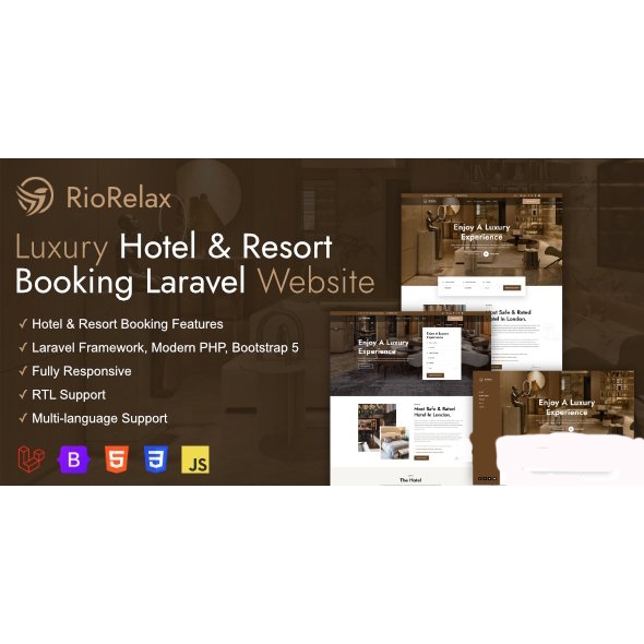 Source Code RioRelax v1.8.4 – Aplikasi Pemesanan Hotel & Resor Laravel