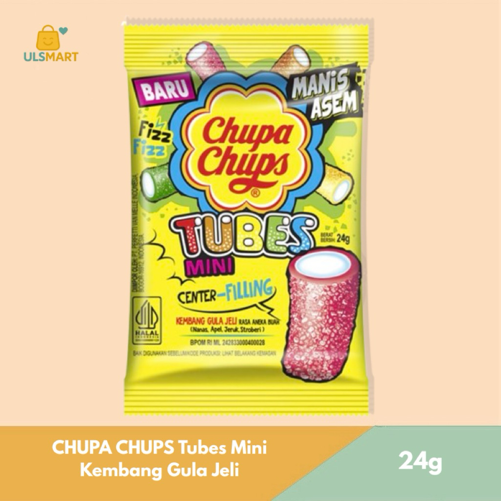 

CHUPA CHUPS Tubes Mini Kembang Gula Jeli 24 g