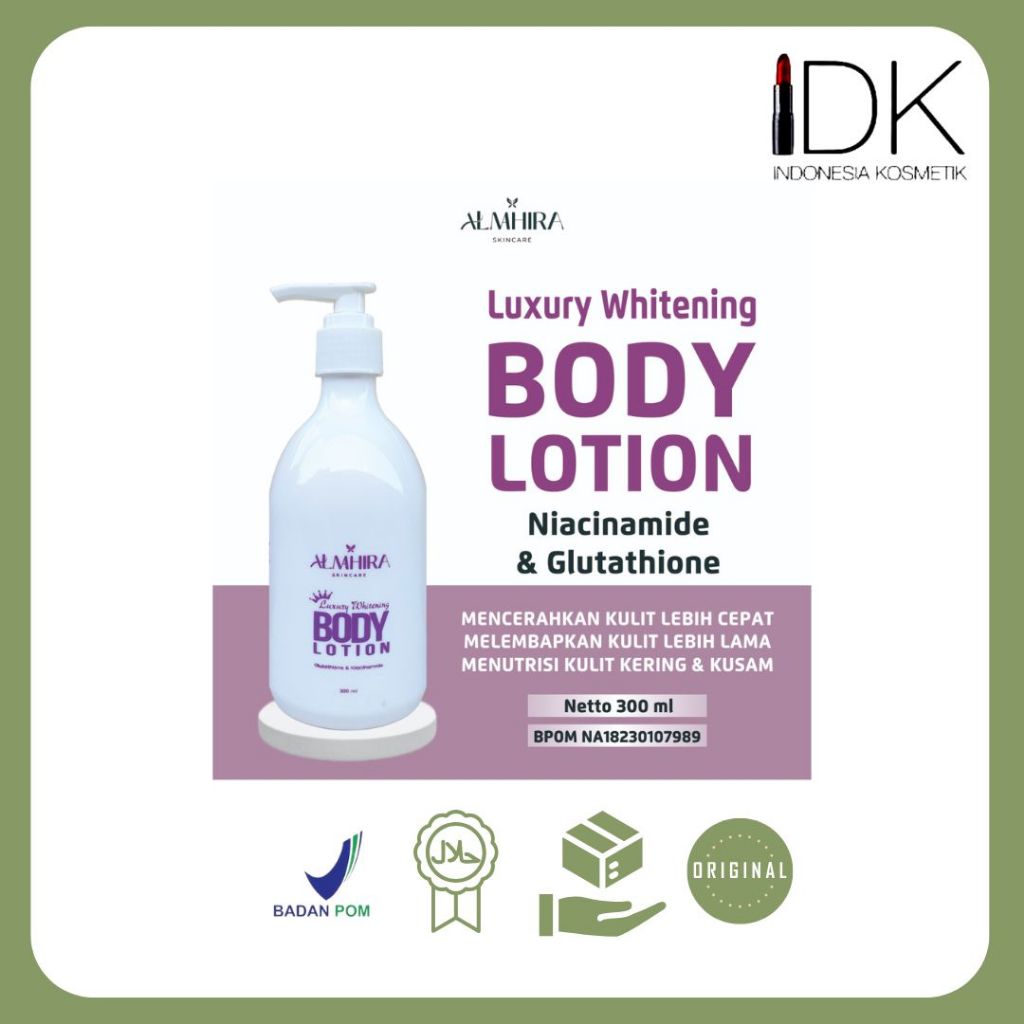 ALMAHIRA SKINCARE LUXURY WHITENING BODY LOTION