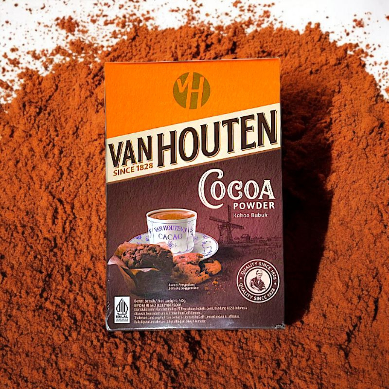 

Van Houten Cocoa Powder (40 gr) - Chocolate Kakao Coklat Bubuk 40 gram