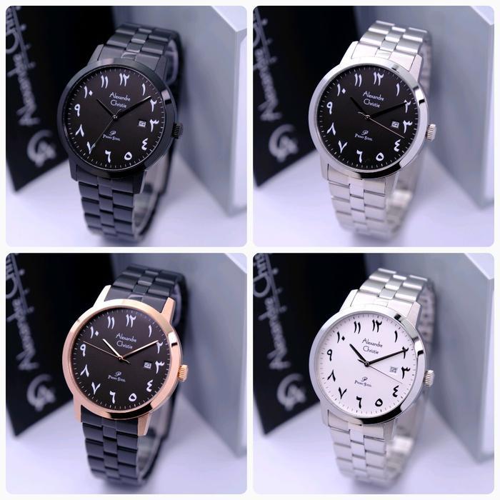 Jam Tangan Pria Alexandre Christie AC 1007 AC1007 Dial Arab Original Garansi Resmi 1 Tahun