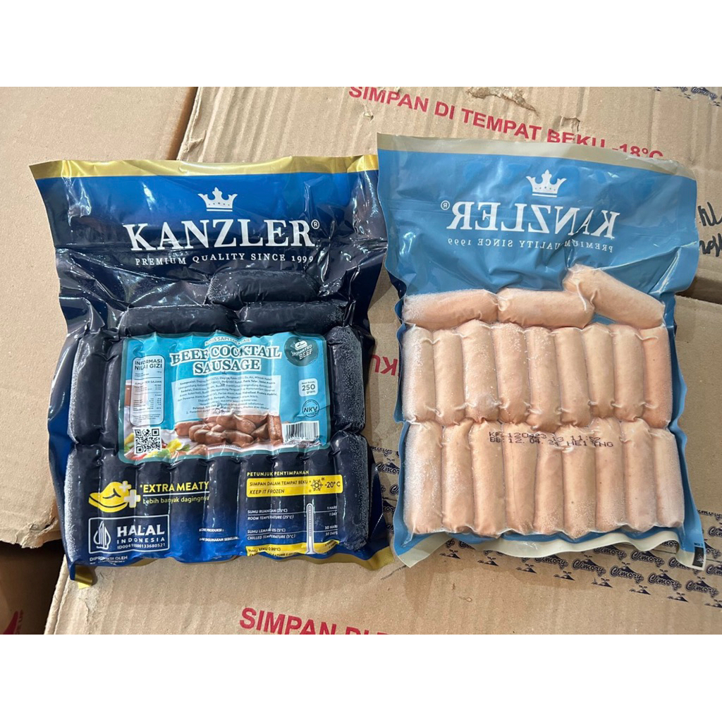 

Sosis sapi KANZLER 250gr || beef cocktail suasage