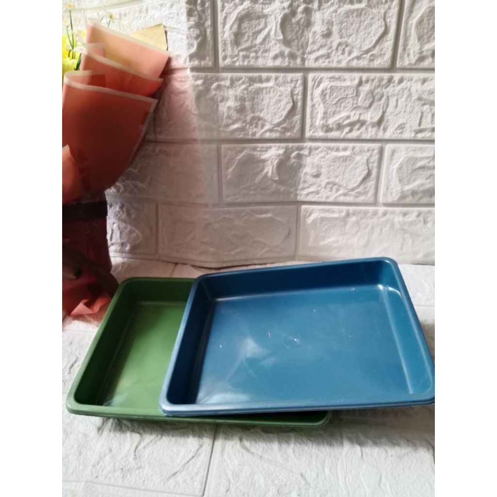 Nampan 04/ Nampan Segi/ Nampan Kotak/ Nampan Segi Warna Murah/ Nampan Persegi Panjang