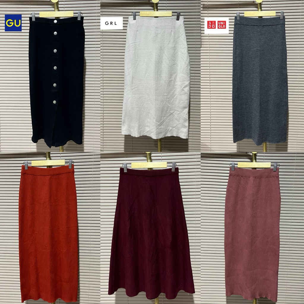 ROK KNIT/RAJUT UNIQLO KODE YP221-YP234