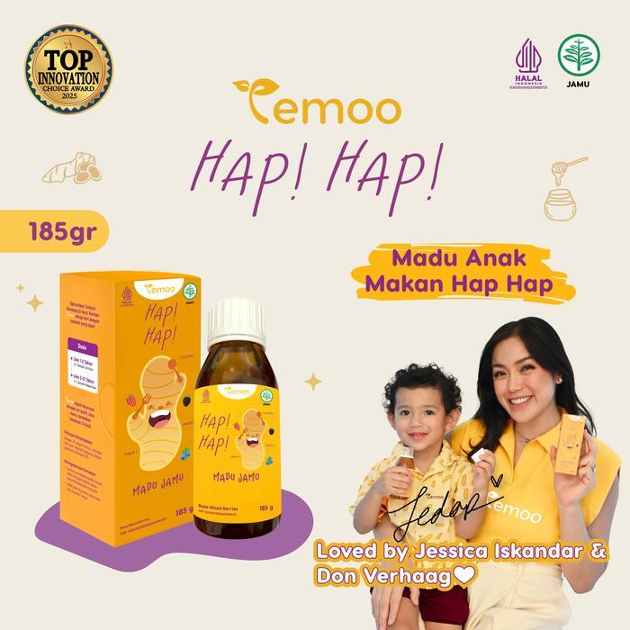

Temoo Hap Hap Madu Jamu 185 gr - Nutrisi Madu Anak Sehat Vitamin Anak Kids