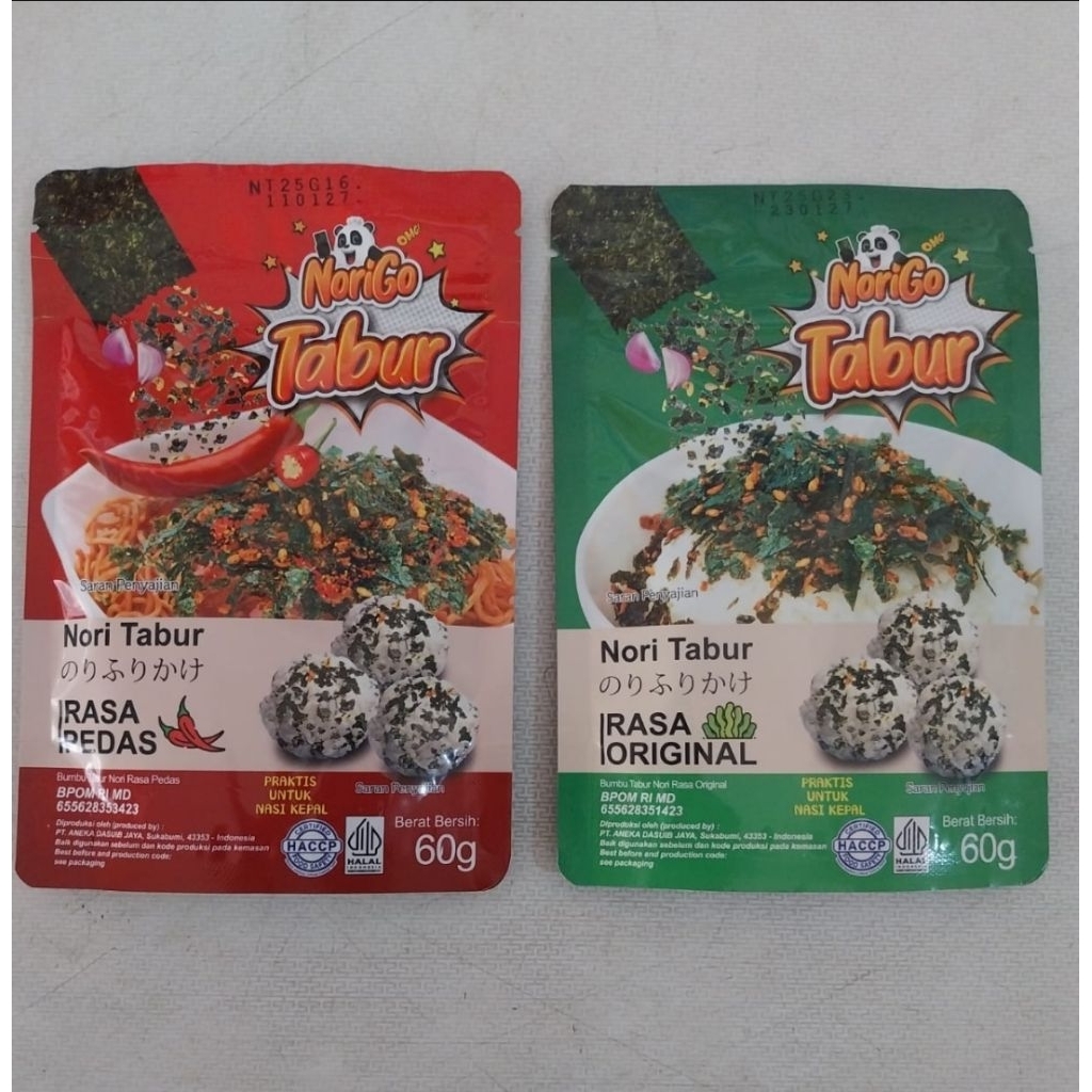 

Nori Tabur | Norigo | Pedas | Ori | 60 Gram