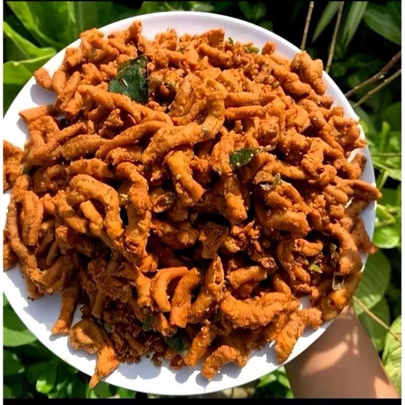 

Keripik Usus Crispy Pedas Daun Jeruk 250 GR