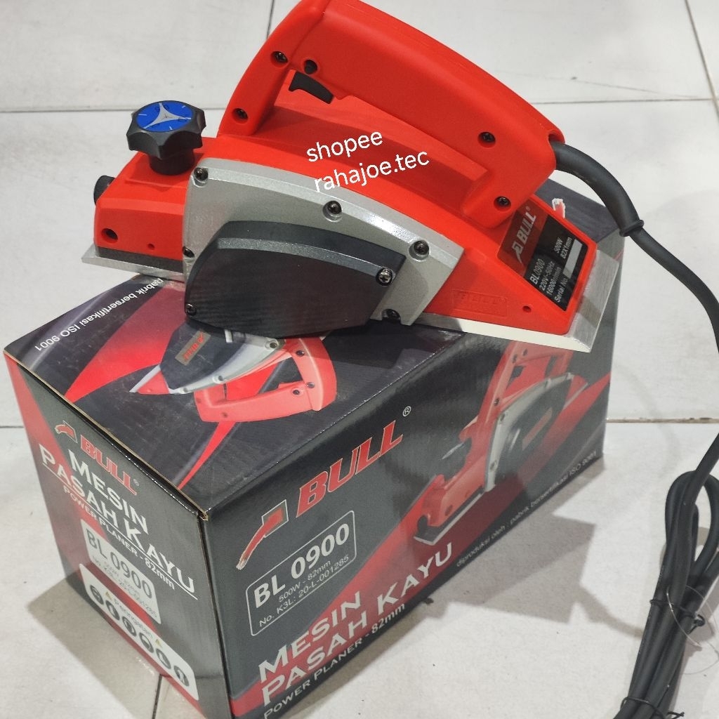 BL0900 Bull Mesin Pasah Listrik BL 0900 Planer Ketam Serut Kayu