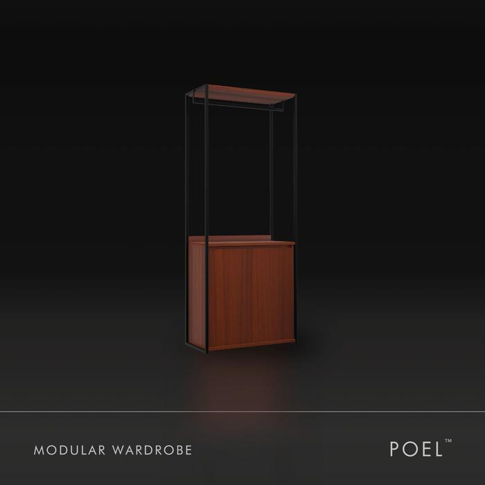 POEL | MODULAR Wardrobe | Lemari Rak Pakaian Minimalis Industrial | XIONCO