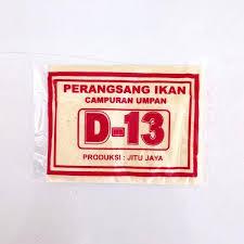 Umpan Pancing Serbuk Paket 3 TIGA Pcs D13 / D13 Perangsang Makan Umpan Ikan Mas