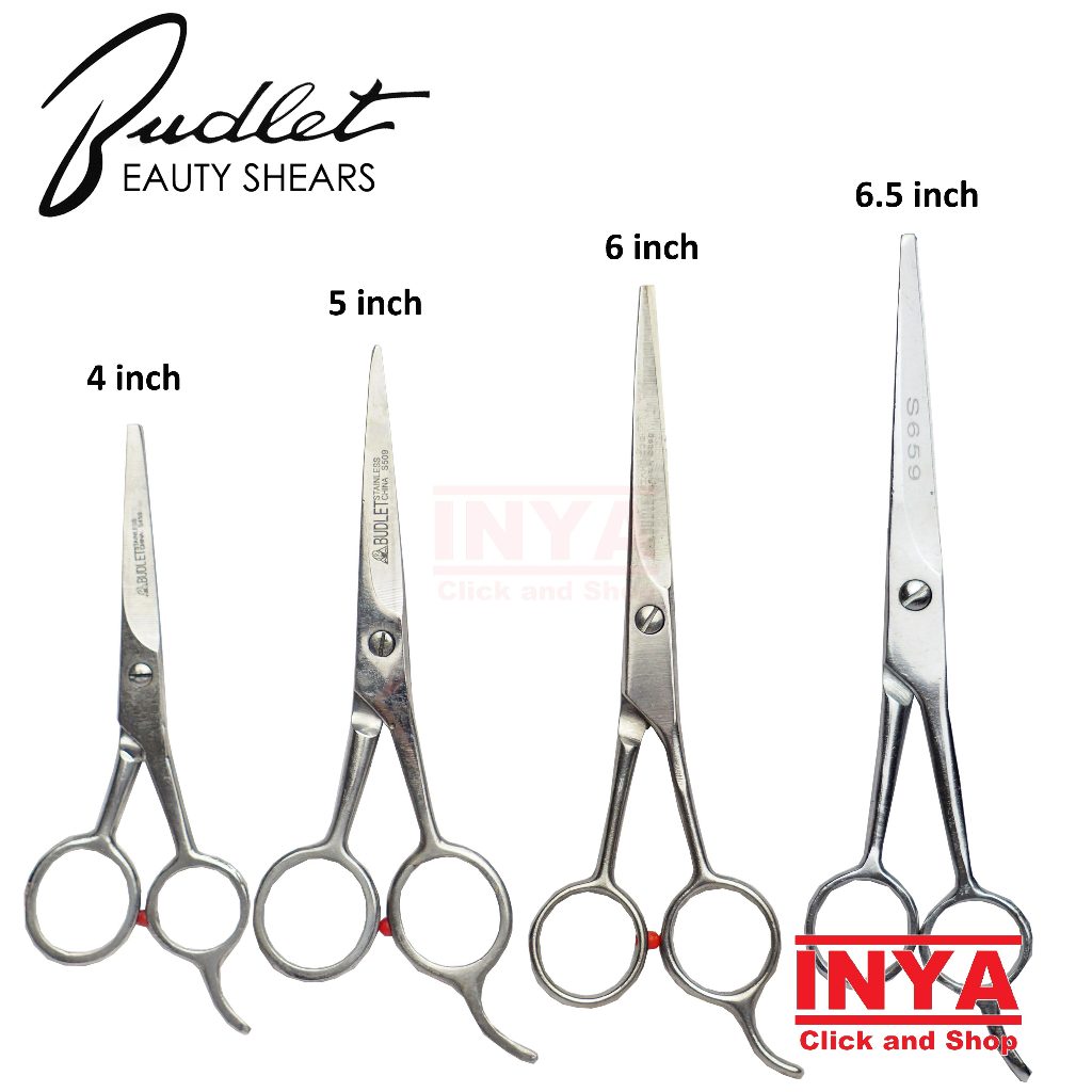Gunting Rambut Budlet - Stainless Barber Scissors - Alat Styling Rambut Professional